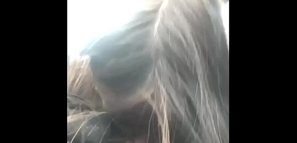  Horny Cute Lesbian Bestfriend Gives Wet Road Head